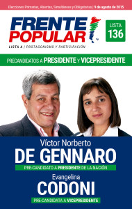 Frente Popular, Boleta 2015