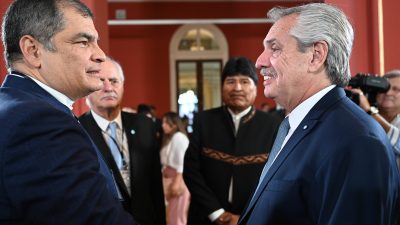 El Presidente recibió a las y los miembros del Grupo de Puebla que participarán del III Foro Mundial de Derechos Humanos